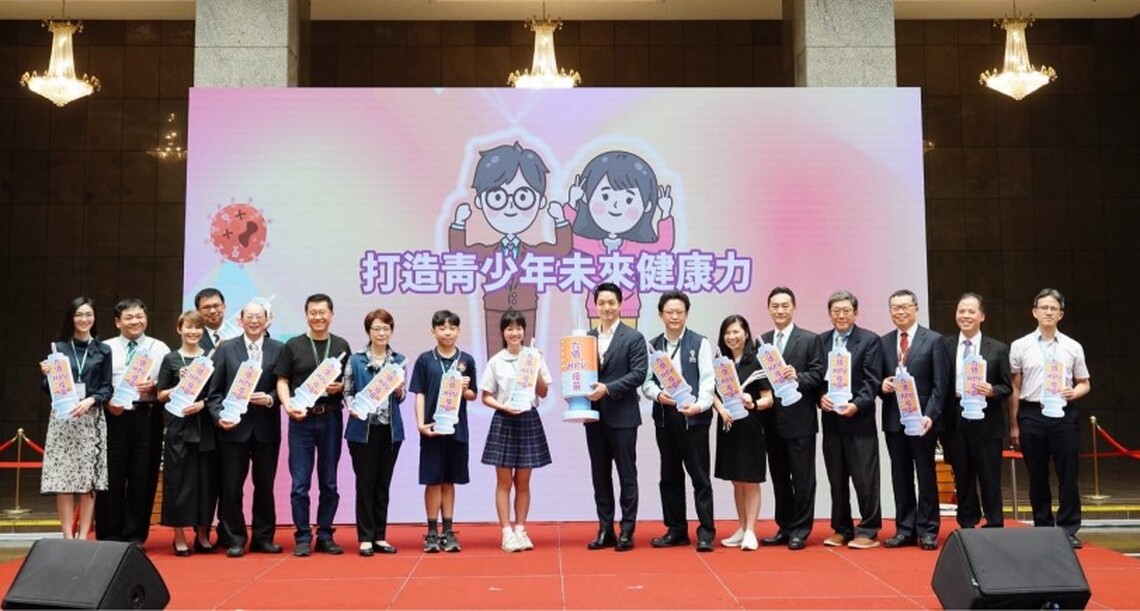 出席「臺北市國中男生公費九價HPV疫接種服務記者會」 蔣萬安:打造青年免疫力 男孩女孩都保護!