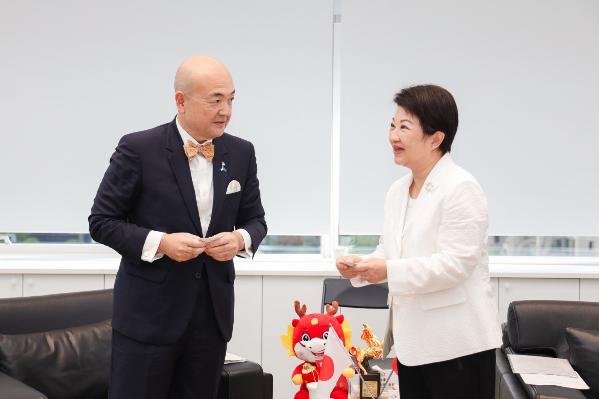日本台灣交流協會代表片山和之蒞府拜會 盧市長：台日友好更加密切深化