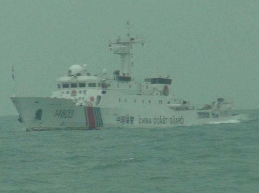 中國海警編隊進入金門水域 海巡署全程監控廣播驅離 204 cnews204240507a05