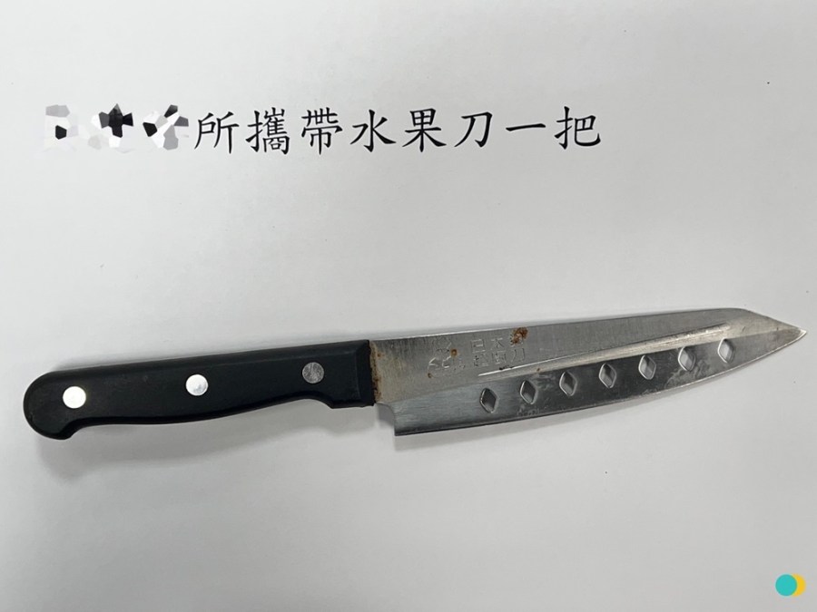 握著26公分長刀進警所 8警包圍醉漢秒嚇醒送辦 206 cnews204240507a07