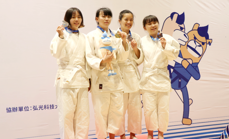 全大運柔道女生組 高醫大表現亮眼