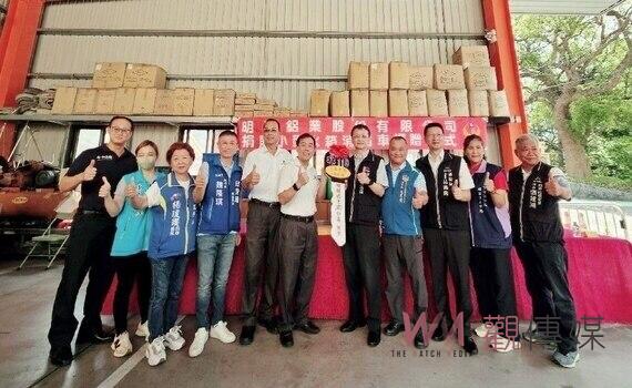 拋磚引玉!企業熱心公益捐小型水箱車 提升中市后里消防量能