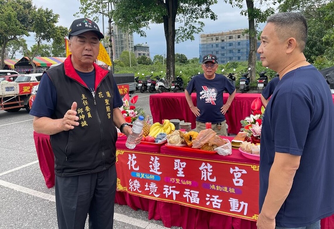 全台遶境祈福 賑災捐款花蓮