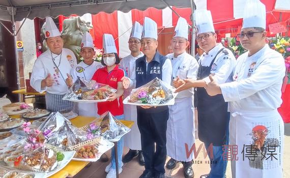 溪北六興宮彰顯師道與宗教融合 12名廚下鄉酬神設宴祈福全年平安