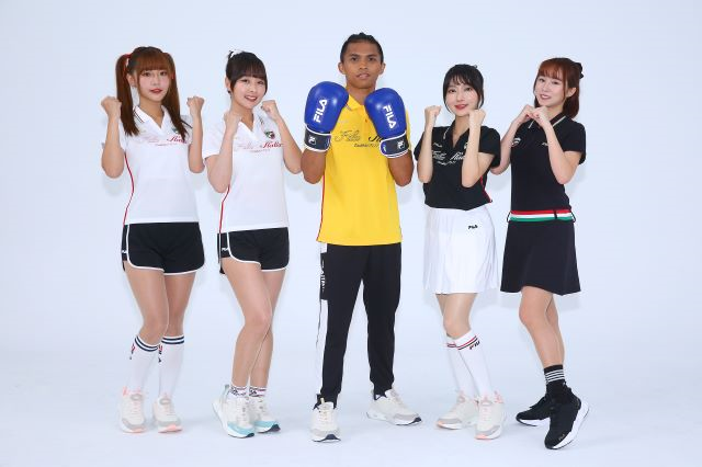FILA邀集奧運拳擊好手賴主恩與四位啦啦隊人氣女神,組成史上最強FILA TEAM。.jpg