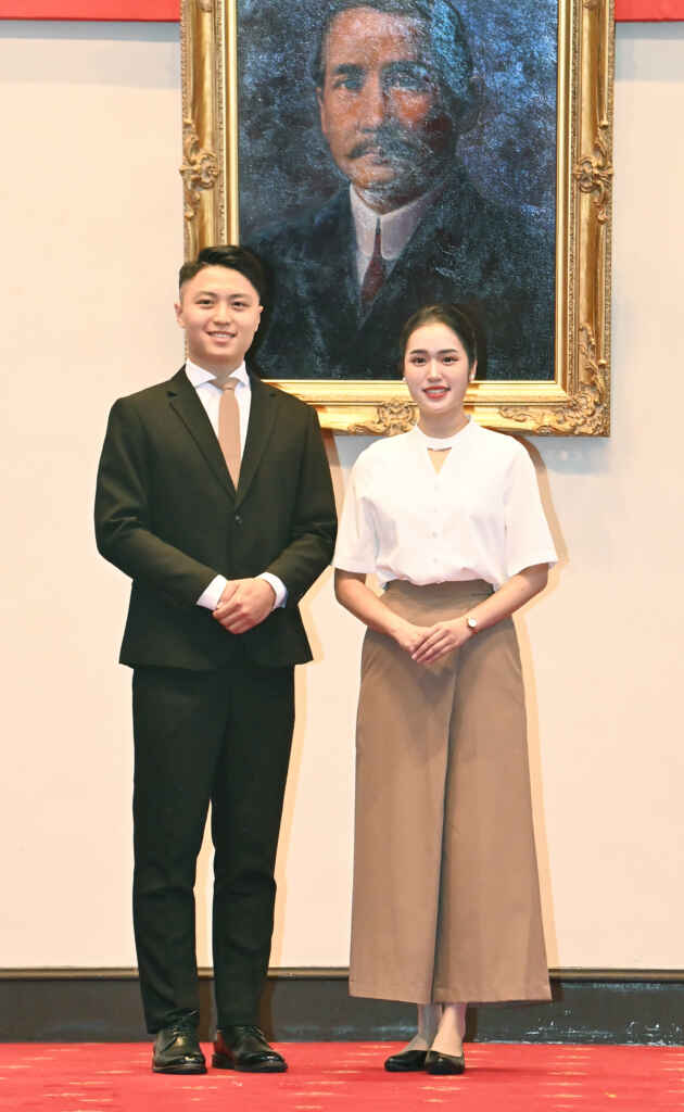 ▲第十六任總統副總統就職典禮，此次共有7所學校128位訓練有素的親善大使，以最佳的表現來迎接520就職活動。（記者張玉泰攝）