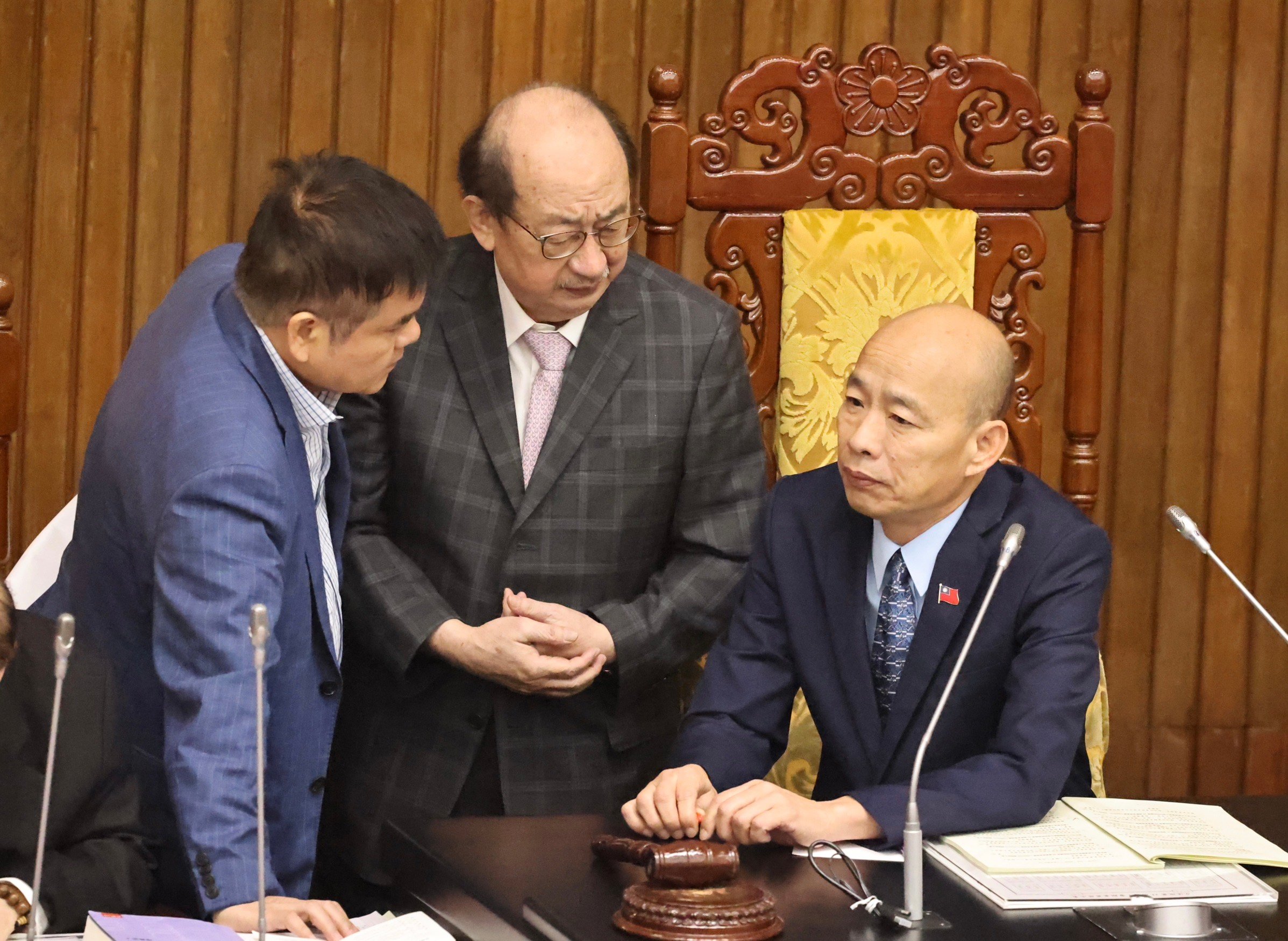 經朝野協商,立院院會10日通過邀請賴清德國情報告案,逕付二讀。林啟弘攝