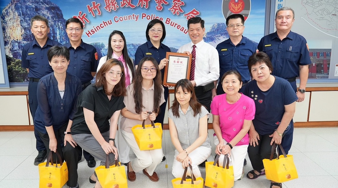 母親節到來! 竹縣警獻祝福 感謝同仁辛勞奉獻