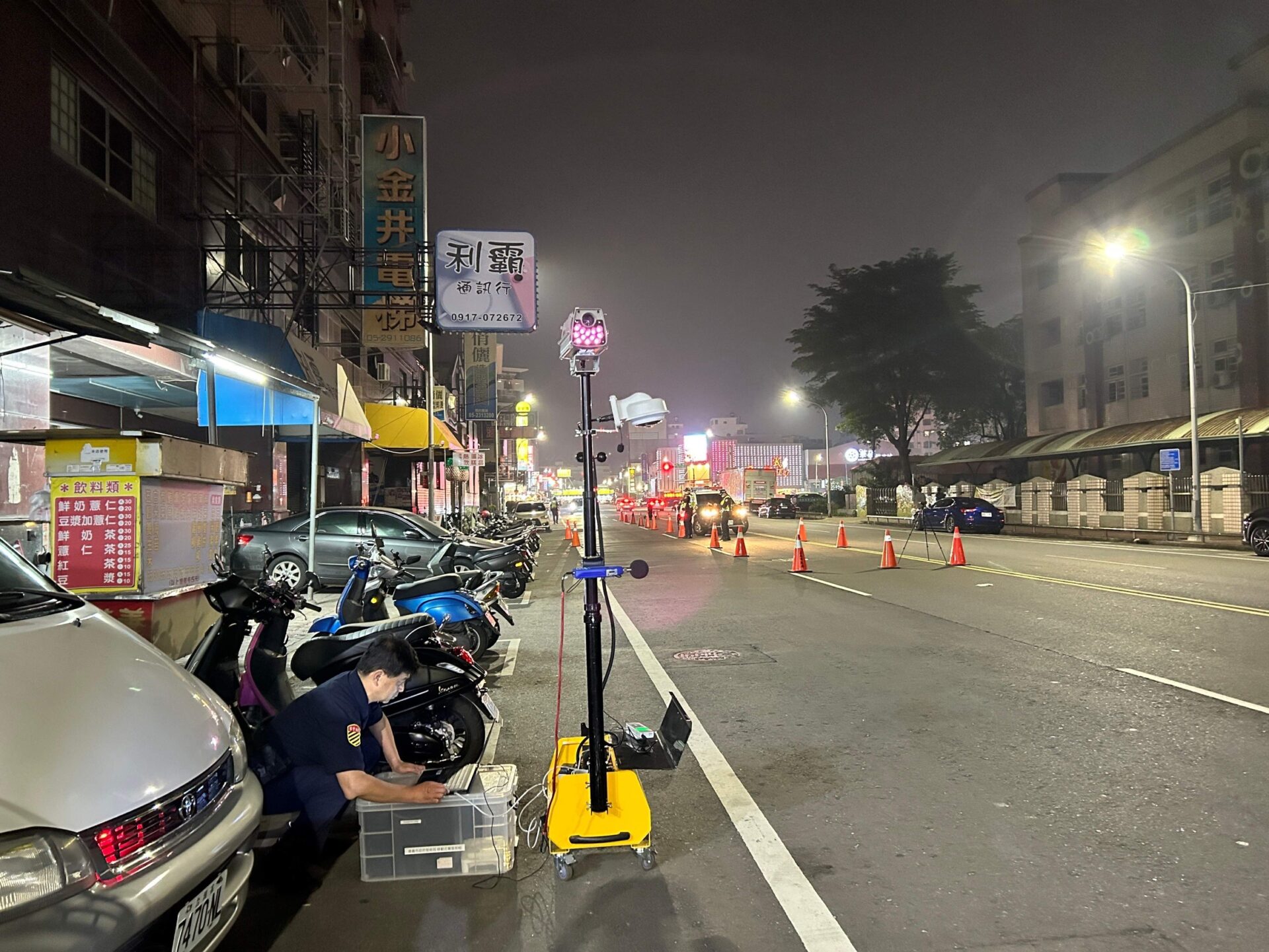 維護市區安寧 嘉警聲音照相科技執法主動出擊