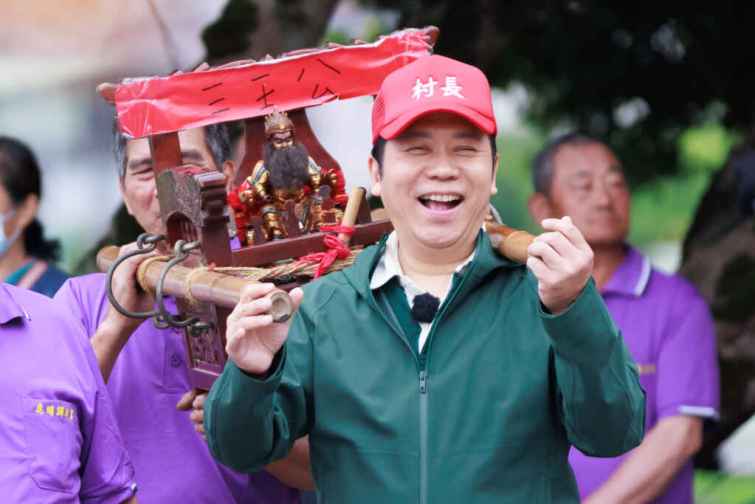 ▲《我的明星村長》卜學亮擔任實習村長。（好看娛樂提供）
