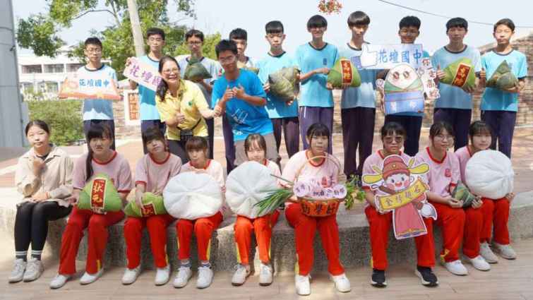 ▲大葉大學協助花壇國中包高中活動。（大葉大學提供）