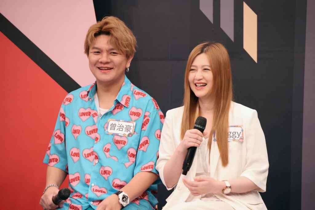 ▲《小明星大跟班》曾治豪、Meggy(中天綜合台提供)