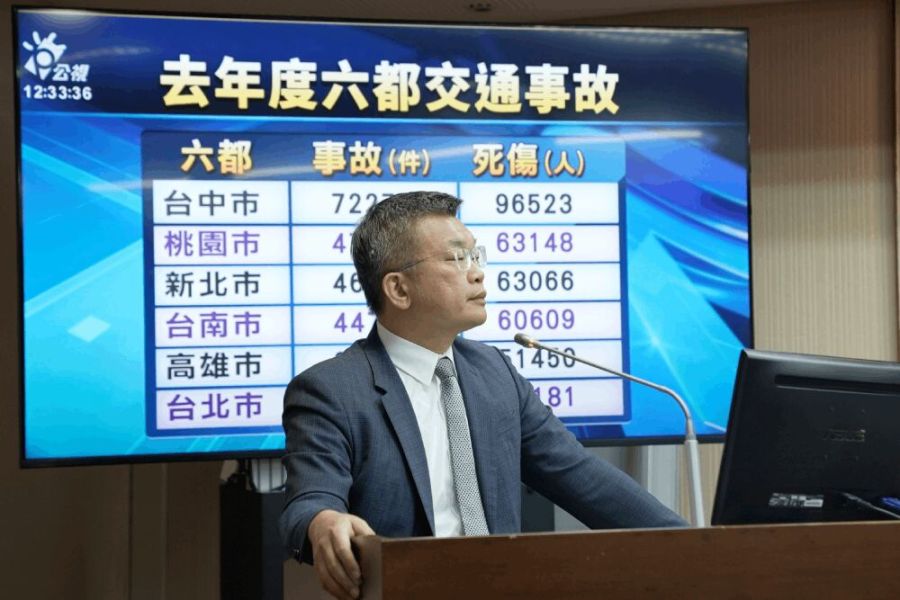 憂心台中車禍死傷數全台第一 蔡其昌要求交通部督導改善 236 照片來源:CNEWS匯流新聞網資料照