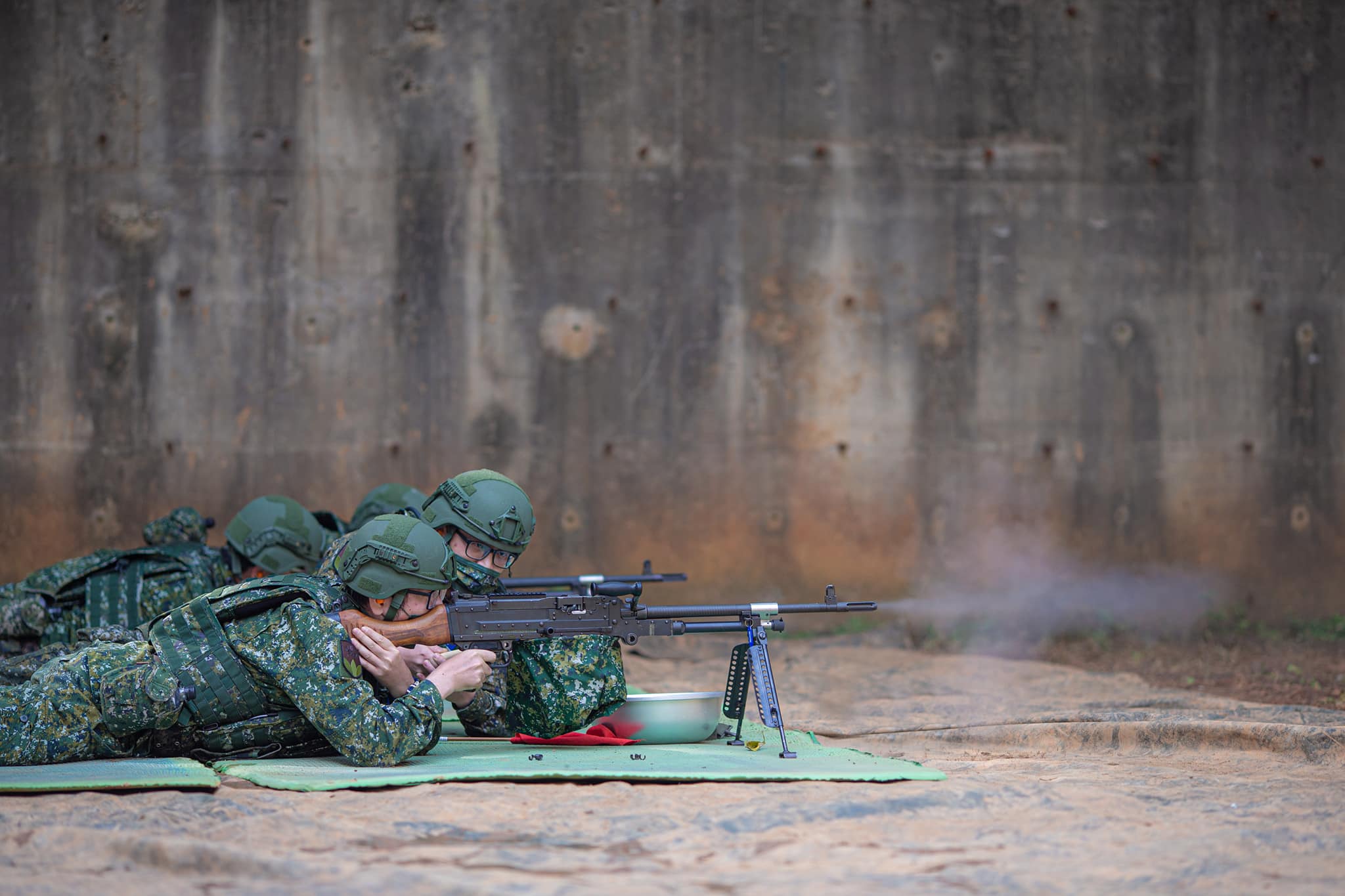陸軍上尉持T74排用機槍子彈遭航警移送偵辦。圖為資料照片,非新聞事件當事人
