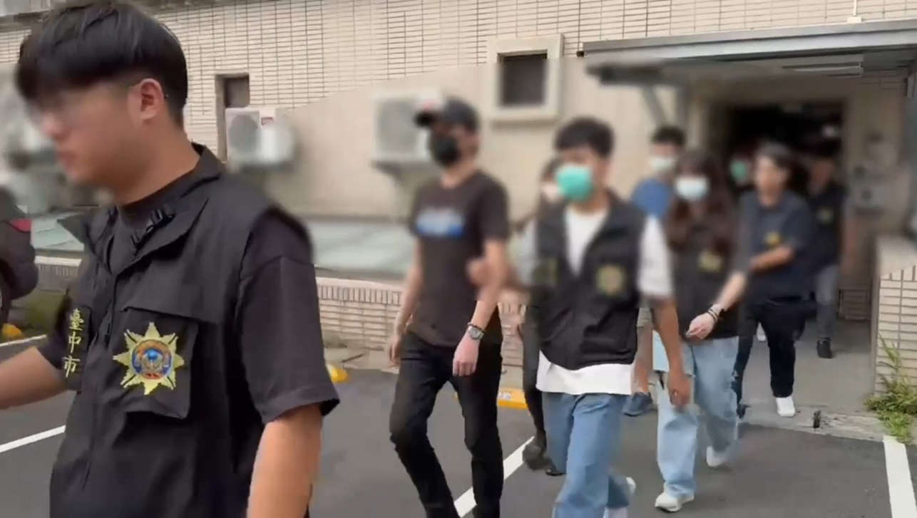 ▲圖說：中市刑大偵三隊破獲以34歲陳嫌為首之暴力集團              （圖／台中市政府提供）