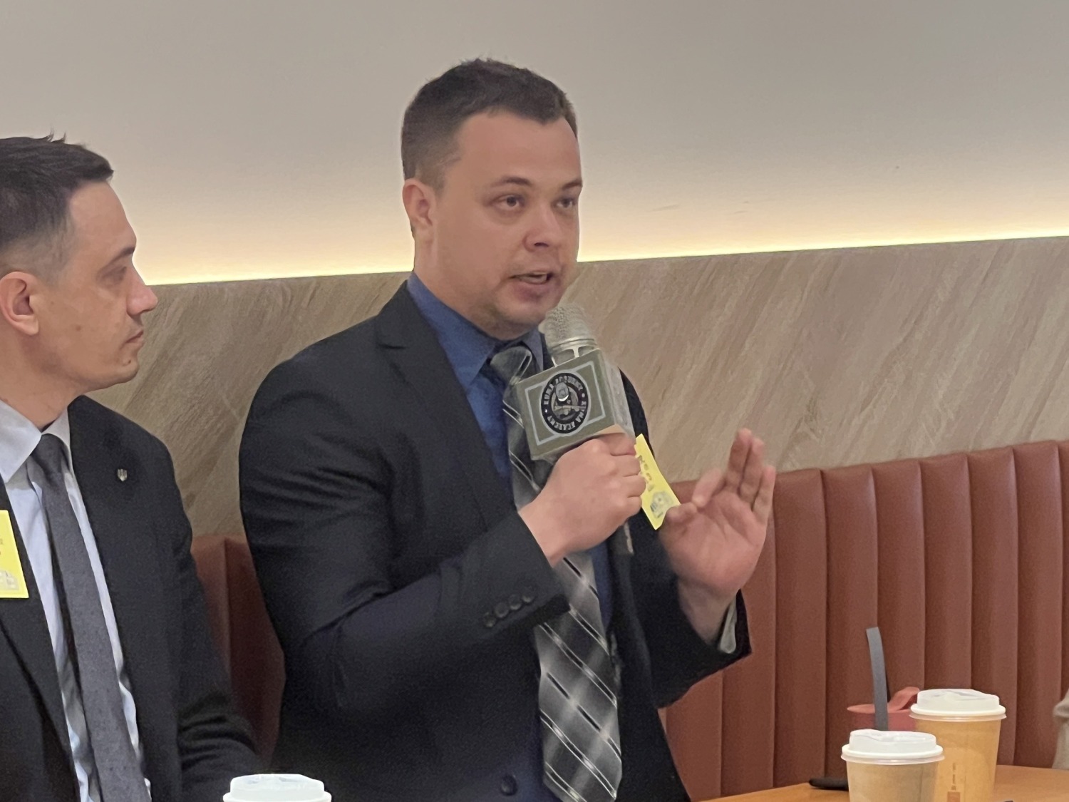 國際民防海外學者Dmytro Burtsev表示:烏俄衝突十年回顧,是台灣政府,可以好好借鏡的案例。(記者/司徒攝)