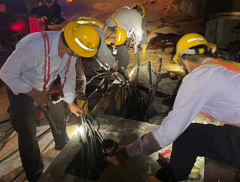 4月中旬以來,桃園停電多因設備故障及外力因素所致,但均能在短時間內透過搶修,迅速恢復供電。