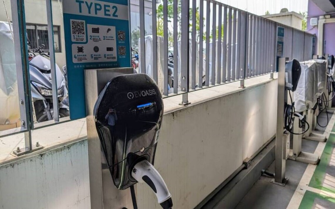 台南沙崙綠能科技場域設電動車智慧充電專區