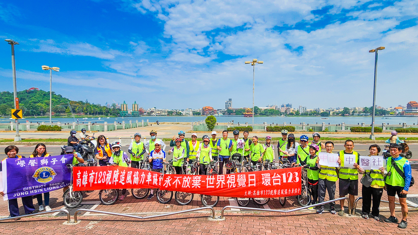 ▲高雄市123視障追風協力車協會10月將挑戰明盲協力共騎環島1000公里。（圖/記者黃淑貞攝）