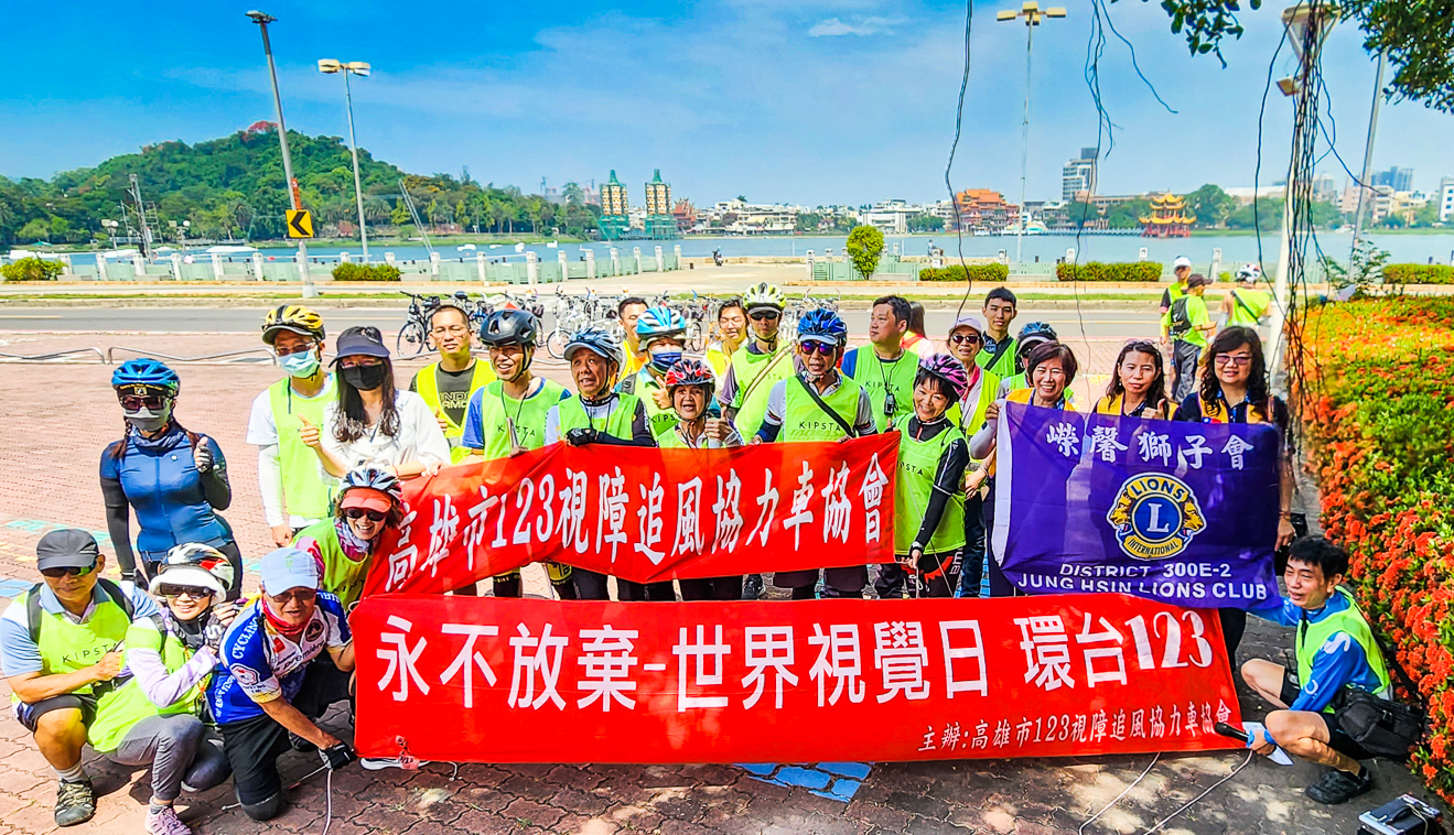 ▲高雄市123視障追風協力車協會10月將挑戰明盲協力共騎環島1000公里。（圖/記者黃淑貞攝）