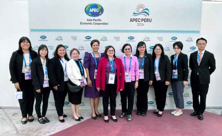 ▲我國出席APEC首屆婦女與貿易雙部長會議，展現推動女性經濟賦權成果。（新傳處提供）