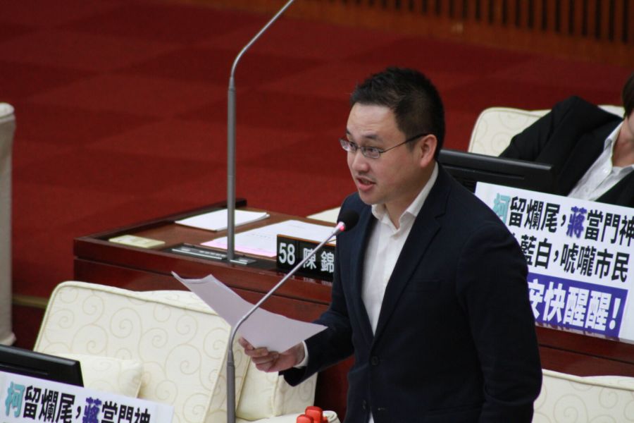 藍白稱藐視國會罪比照國際 趙怡翔:誤導台灣人 236 民進黨台北市議員趙怡翔。(方炳超攝)