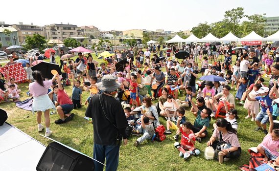 中市兒童藝術節壓軸 太平區馬卡龍公園匯演吸引逾3千人觀賞