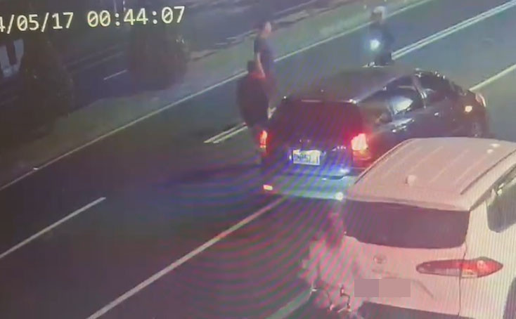 雙方行車糾紛後在KTV外理論,進而爆發肢體衝突/陳致愷翻攝