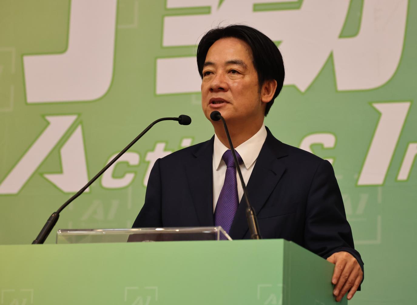 總統當選人賴清德。中央社資料照片