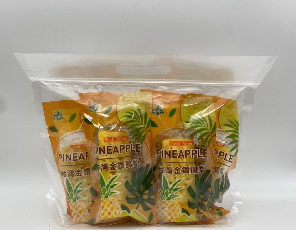 7-ELEVEN在i划算平台販售「寶島鳳梨好棒棒」金鑽鳳梨鮮切條，拆封即食、可以優雅不沾手吃鳳梨