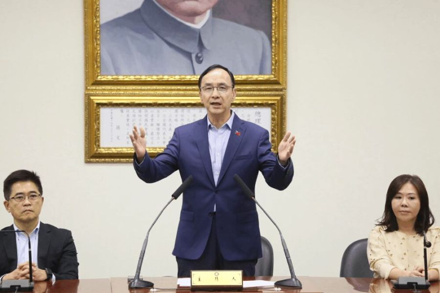 諷總統就職演說「非常賴清德」 朱立倫:民進黨利益在國家之上 242 照片來源:國民黨文化傳播委員會