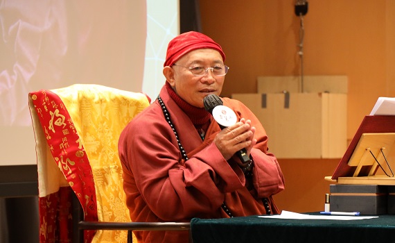 心道法師港大演講 香港跨界力挺用靈性的智慧愛生態