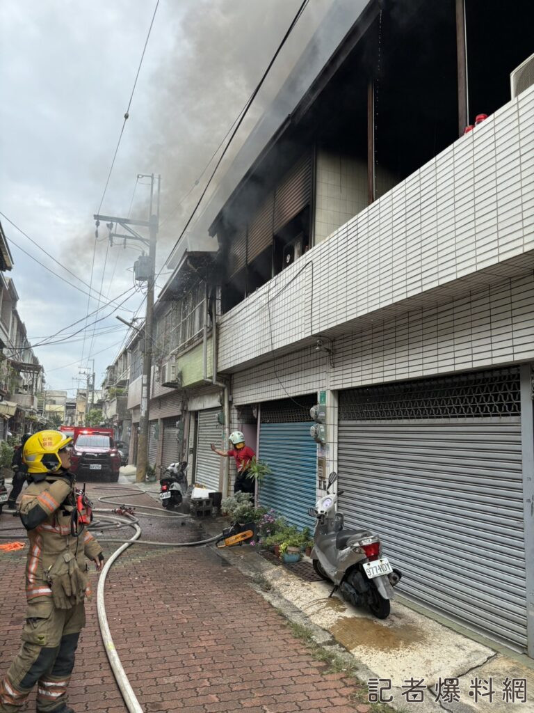 ▲台南市安南區民宅火警（圖／記者王俊勝 翻攝）