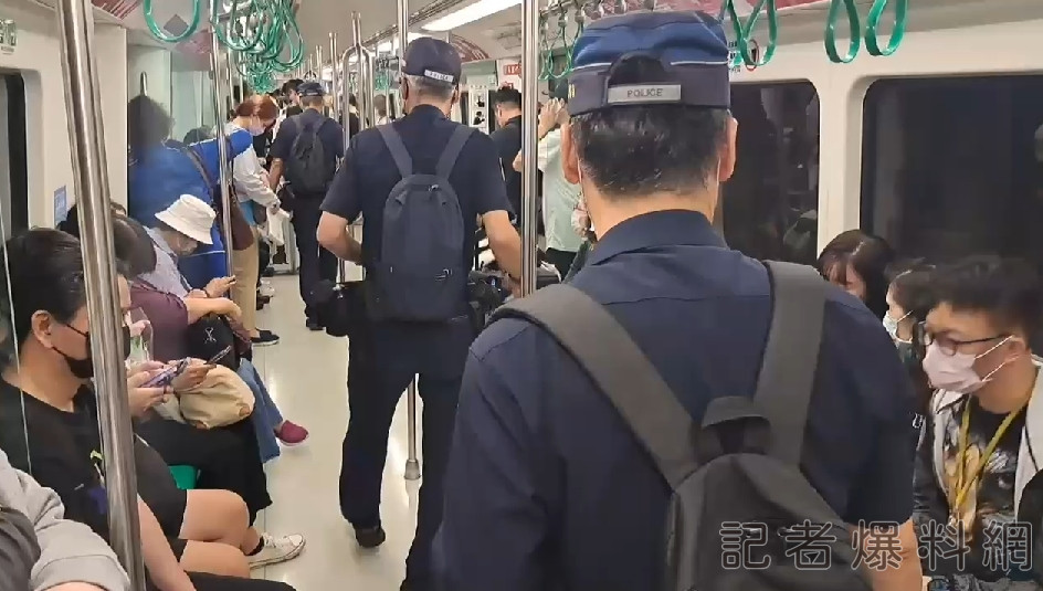 ▲高雄捷運警察隊增加巡邏密度。(圖/民眾提供)