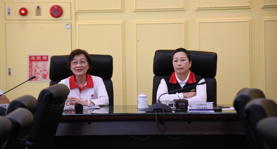 中華民國紅十字會總會長王清峰拜會花蓮縣長徐榛蔚   全力支持花蓮災防建設