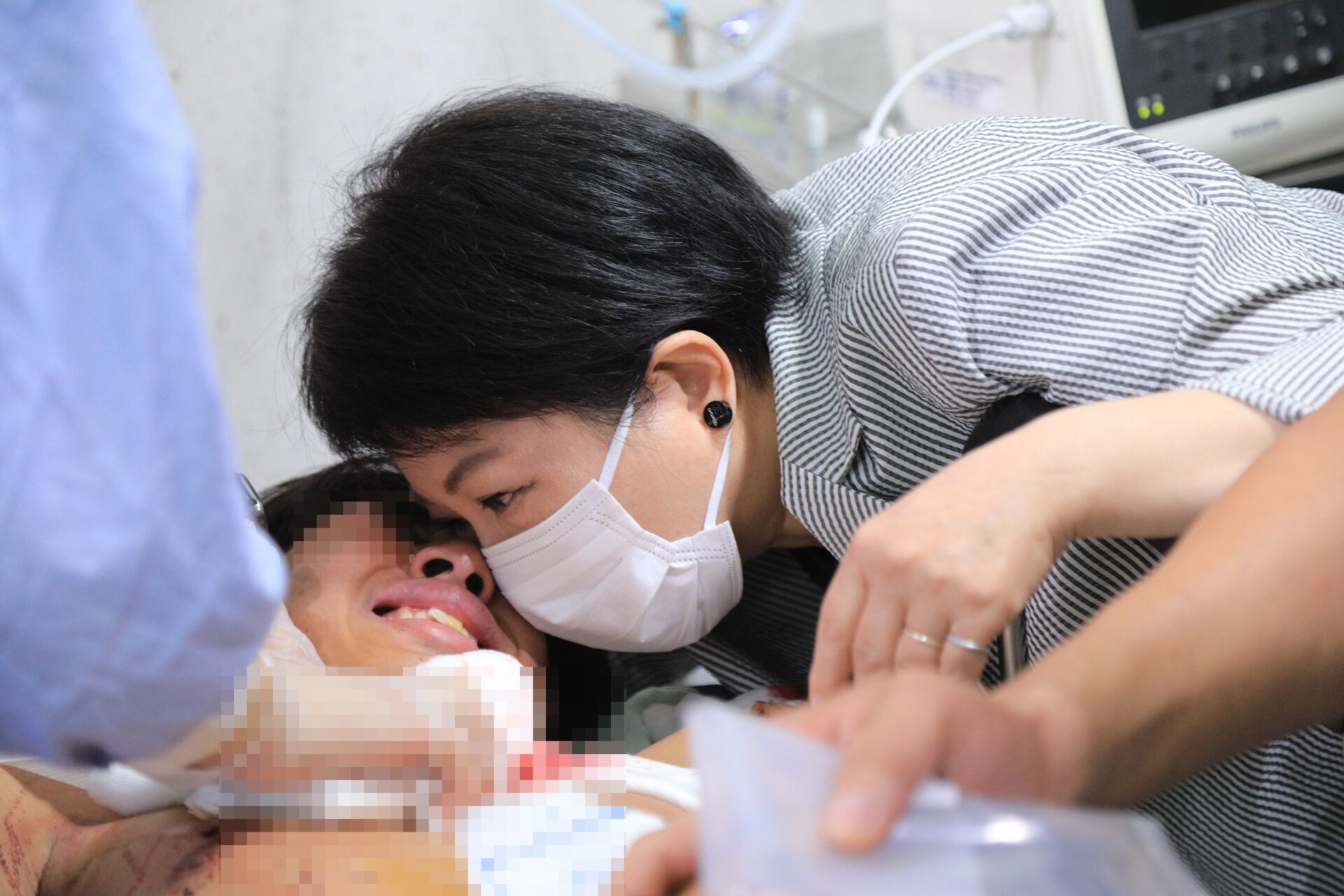 中捷傷人事件　盧秀燕趕赴醫院探視：中捷將負擔全額醫藥費