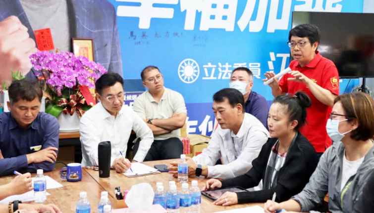▲立法院副院長江啟臣要求政府單位規劃相關振興計畫，協助業者盡早度過旅宿寒冬。（江啟臣提供）