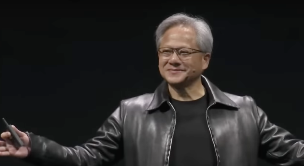 NVIDIA舉辦「NVIDIA執行長黃仁勳主題演講直播」-校園Watch party東海大學場，邀請中部地區各大學同學參與。（圖：東海大學翻拍COMPUTEX活動）