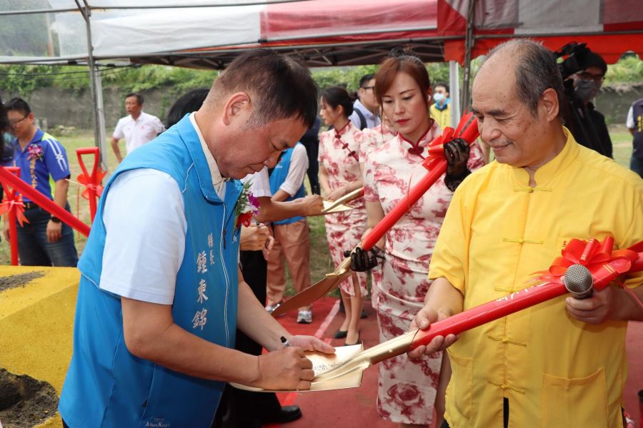 解決用水用路問題!苑裡鎮石鎮農地重劃區動土開工