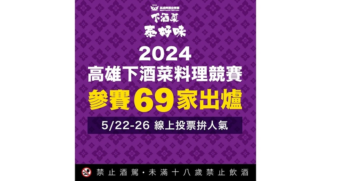 超過60家美食店家!自己的下酒菜自己選 高雄下酒菜料理競賽人氣王票選正式起跑