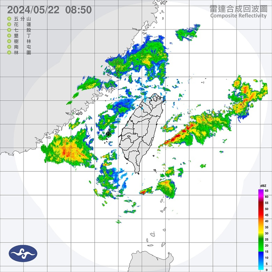 鋒面結構鬆散降雨空檔長 今午後須留意局部大雨