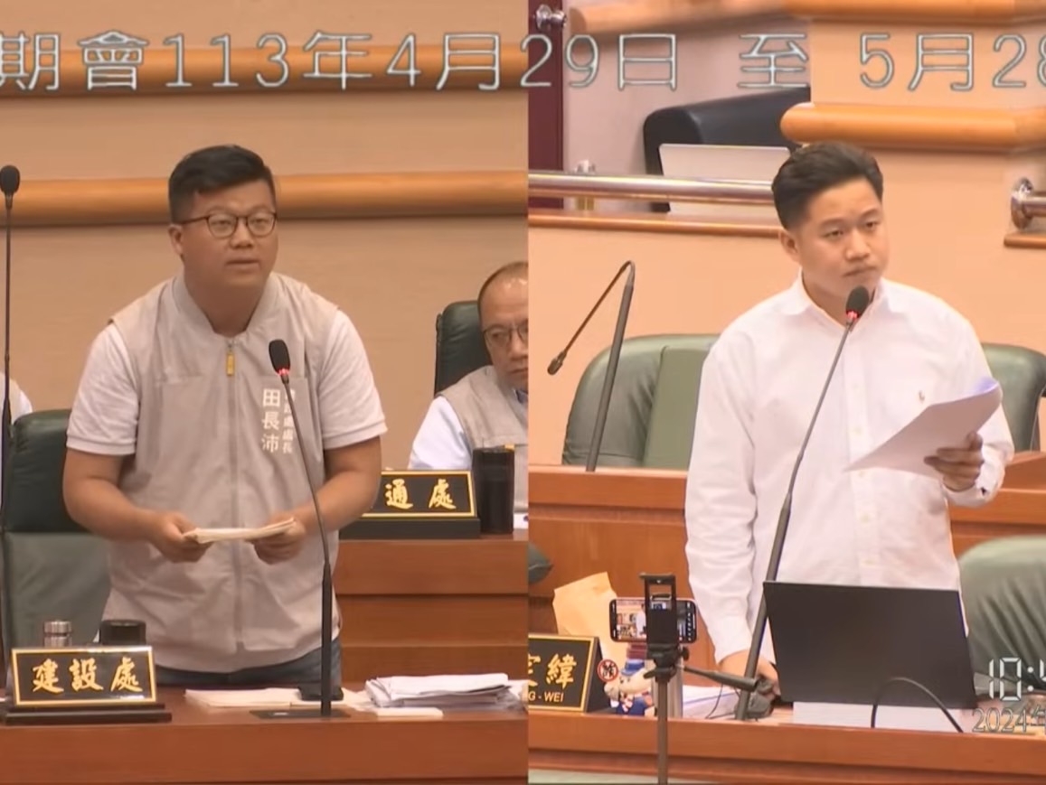 嘉義市議員郭定緯要求建設處儘速改善公園照明及遊具安全性問題/郭定緯提供