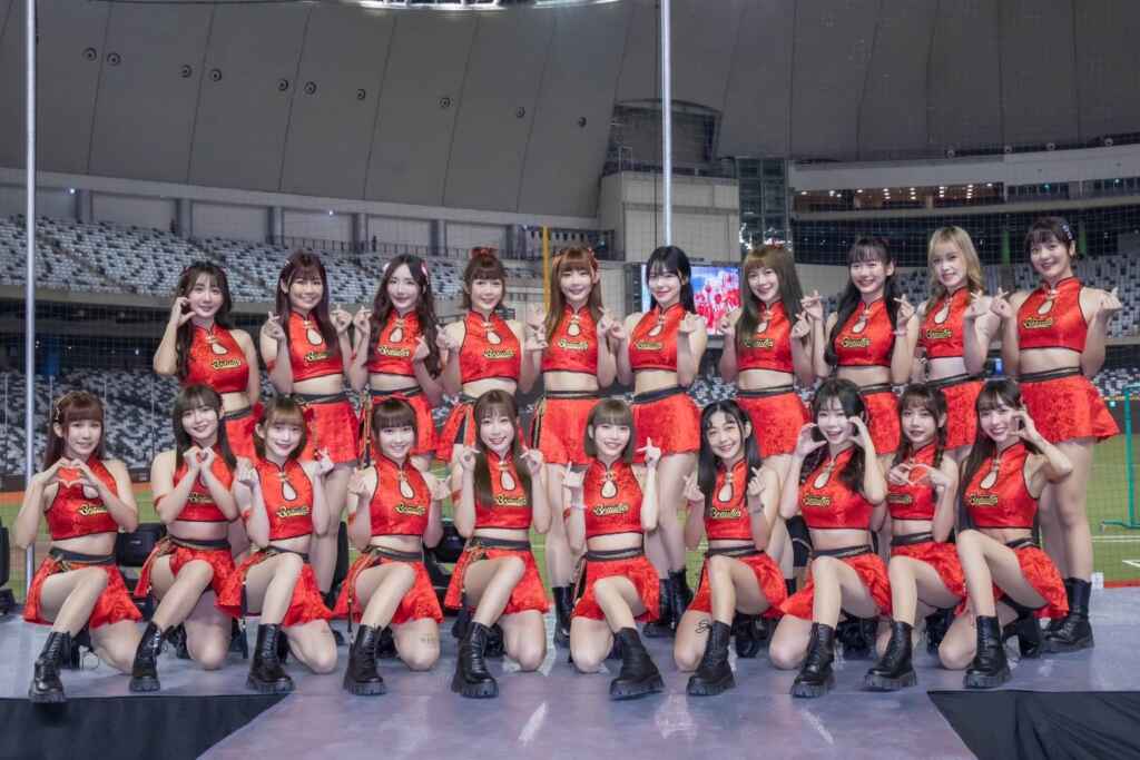 ▲中華職棒味全龍啦啦隊Dragon Beauties小龍女將舉辦「2024全心全意為妳 Dragon Beauties小龍女徵選會」,熱血新人擠破頭,搶當人氣女神林襄學妹。(莉奈享務所提供)