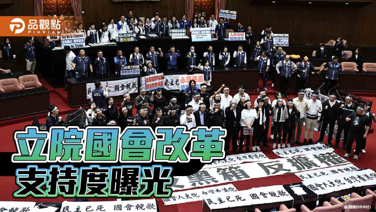 藍白拚國會改革 6成5民意支持!綠委負面聲量暴增