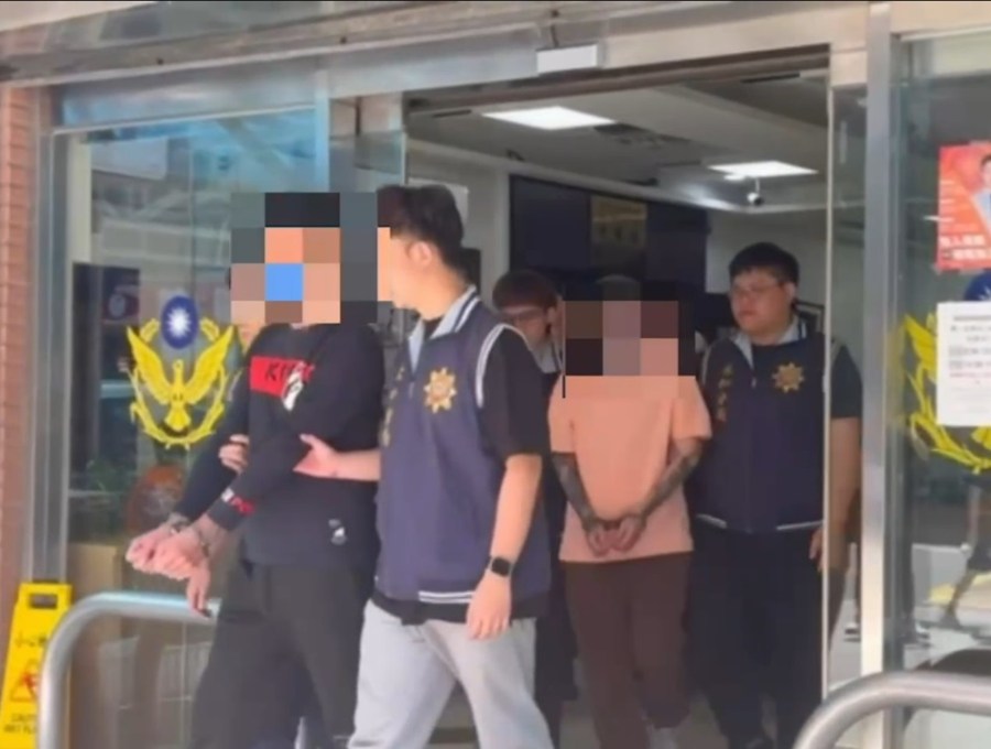 放高利貸兼暴力討債 永和警逮5黑幫成員 233 cnews204240522a06