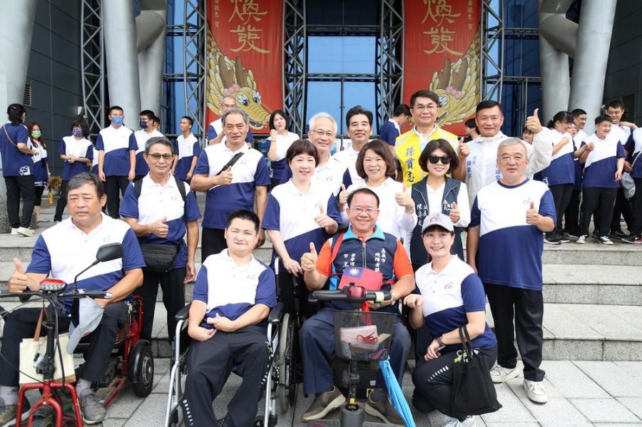 113年全國身障運動會 黃敏惠授旗勉勵旗開得勝再創佳績
