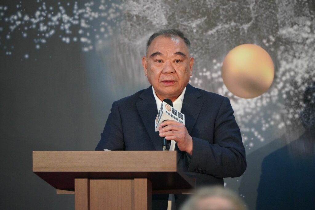 麗寶集團董事長吳寶田致詞。圖/麗寶集團