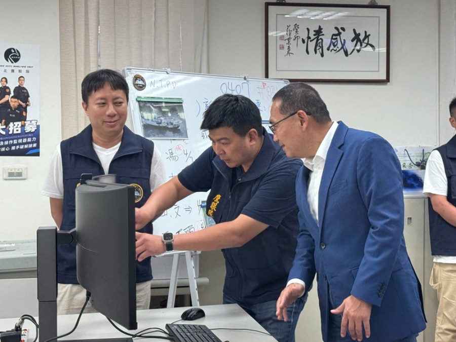 新北鷹眼隊建功逮脫逃犯 侯友宜承諾設備全面升級 206 cnews204240523a05