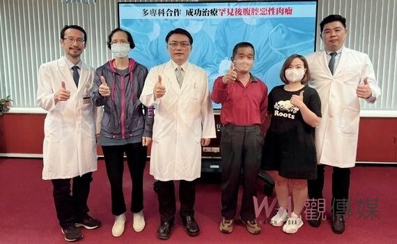 高風險疾病可結合多專科跨團隊醫療合作 中榮:成功治療罕見後腹腔惡性肉瘤