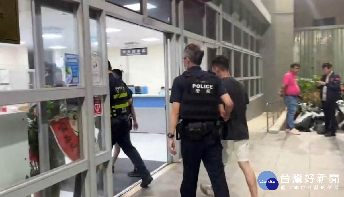 中壢分局逮捕鬥毆嫌犯。